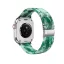 Forcell F-Design FA04 márvány hatású gyanta csatos szíj Apple Watch 38 / 40 / 41 mm zöld