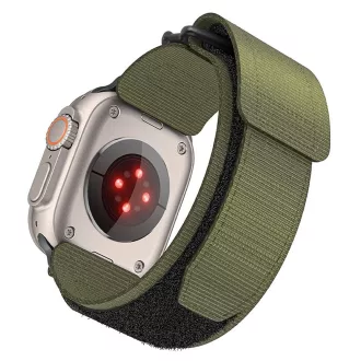   Forcell F-Design FA05 nylon tépőzáras szíj Apple Watch 38 / 40 / 41 mm zöld