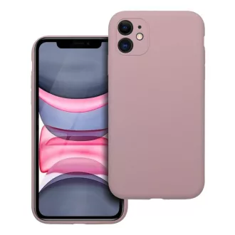 Szilikon tok 2 mm iPhone 11  púderrózsaszín