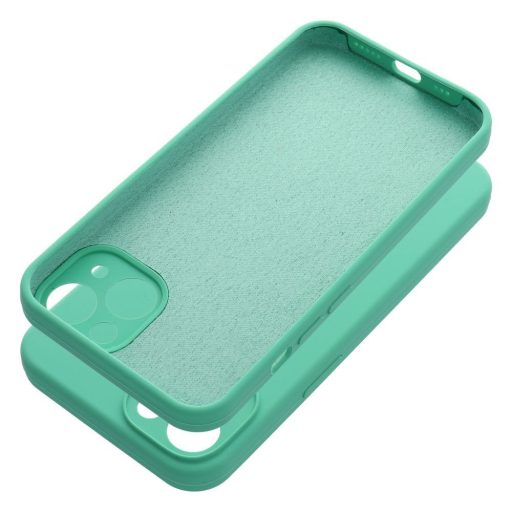 Szilikon tok 2 mm iPhone 13  menta