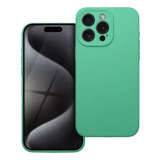 Szilikon tok 2 mm iPhone 15 PRO MAX  menta
