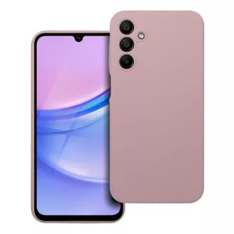 Szilikon tok 2 mm Samsung A15 5G / A15 4G  púderrózsaszín