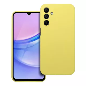 Szilikon tok 2 mm Samsung A15 5G / A15 4G  sárga