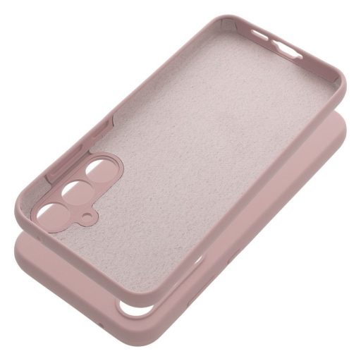 Szilikon tok 2 mm Samsung A55 5G  púderrózsaszín