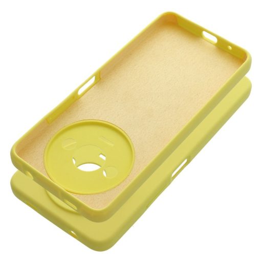 Szilikon tok 2 mm Xiaomi Redmi A3 4G  sárga