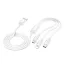 Hoco X74 3 az 1-ben USB-A töltőkábel (Lightning / Micro USB / USB-C) 2A 1 m fehér