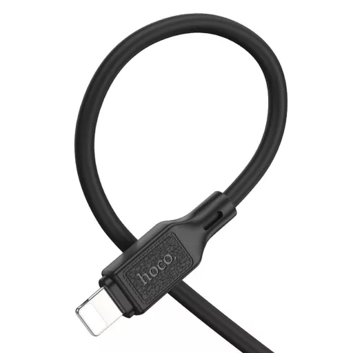 Hoco USB-C – Lightning töltőkábel X90 PD 20W 1 m fekete
