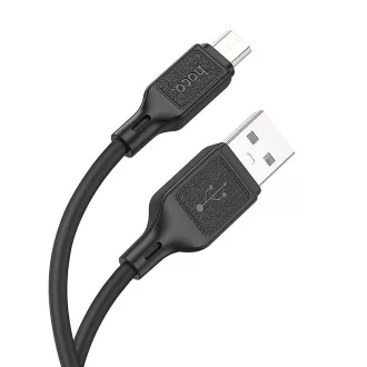 Hoco USB-A – Micro USB töltőkábel X90 2,4A 1 m fekete