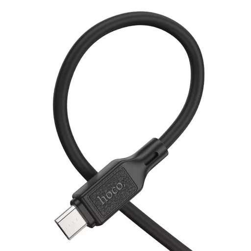Hoco USB-A – Micro USB töltőkábel X90 2,4A 1 m fekete