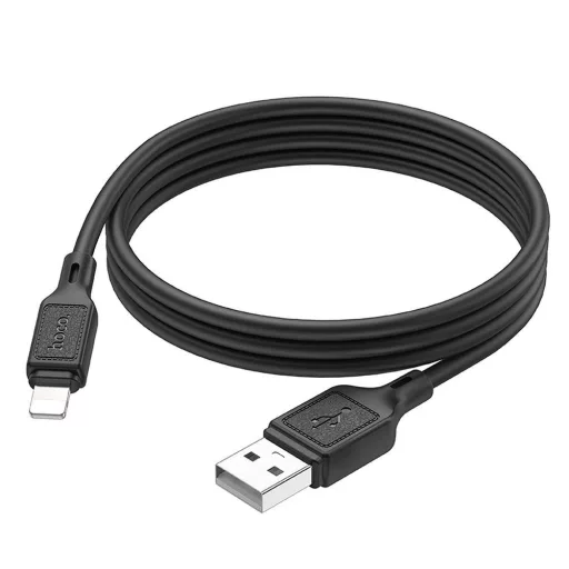Hoco USB-A – Micro USB töltőkábel X90 2,4A 1 m fekete
