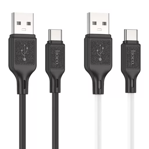 Hoco USB-A – Micro USB töltőkábel X90 2,4A 1 m fehér