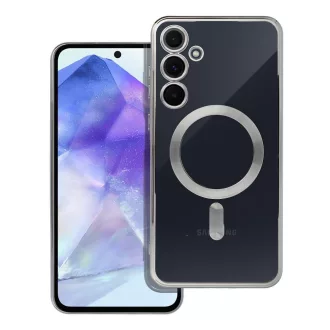   Electro Mag Cover tok Samsung A55  Magsafe kompatibilis ezüst