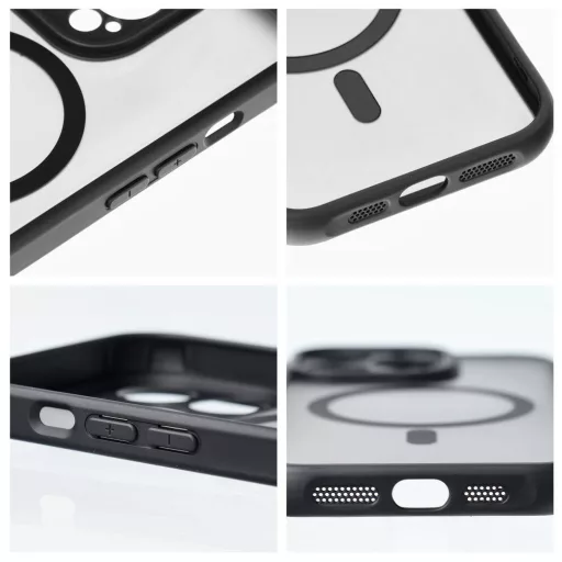 Full Matte Mag Cover tok Samsung S24 ULTRA MagSafe kompatibilis fekete