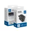 Blue Star hálózati töltő GaN 2×USB-C + USB-A QC4.0 PD 4A 65W VT-43 fekete