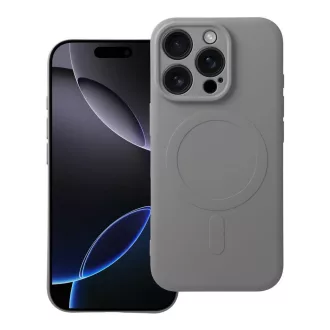   SILICONE MAG COVER Magsafe kompatibilis tok iPhone 16 Pro titanium szürke