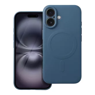 SILICONE MAG COVER Magsafe kompatibilis tok iPhone 16 kék