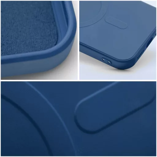 SILICONE MAG COVER Magsafe kompatibilis tok iPhone 16 Pro Max kék