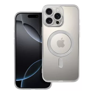   Electro Mag Cover tok iPhone 16 PRO MAX  Magsafe kompatibilis ezüst