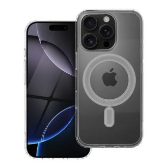   Clear Mag Cover tok iPhone 16 PRO  (MID) Magsafe kompatibilis átlátszó