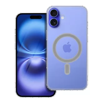   Clear Mag Cover tok iPhone 16 PLUS  (MID) Magsafe kompatibilis átlátszó