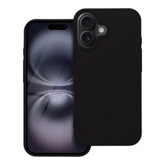 Szilikon tok iPhone 16 fekete
