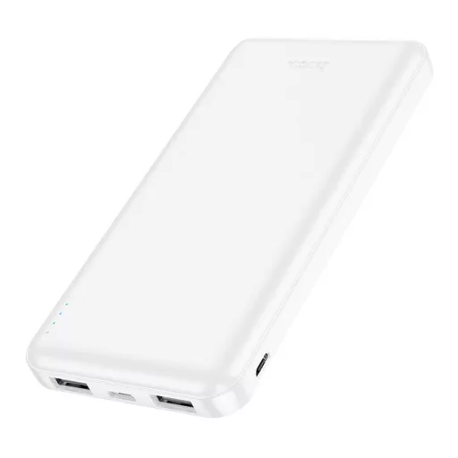Hoco J100 powerbank 10000 mAh 2,1A – fehér