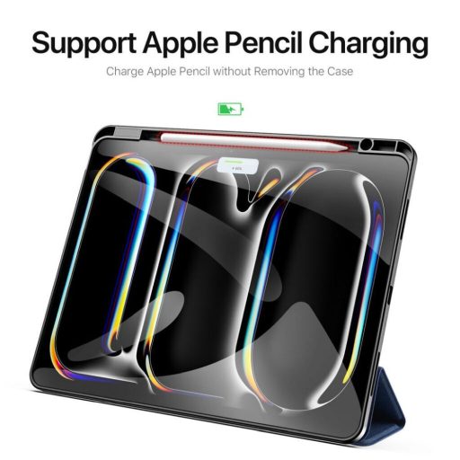 DUX DUCIS DOMO hajlítható tok ceruzatartóval iPad Pro 13 (2024) fekete