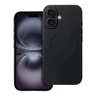 SILICONE MAG COVER tok Magsafe kompatibilis iPhone 16 fekete