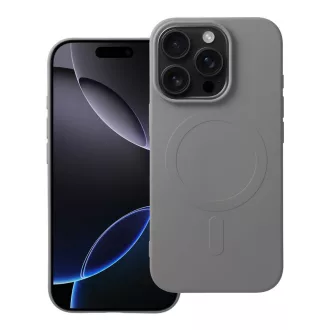   SILICONE MAG COVER tok Magsafe kompatibilis iPhone 16 Pro titanium szürke