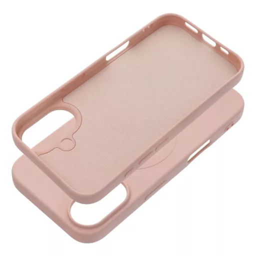 SILICONE MAG COVER tok Magsafe kompatibilis iPhone 16 rózsaszín