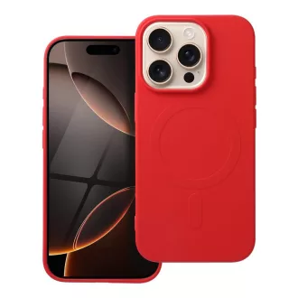   SILICONE MAG COVER tok Magsafe kompatibilis iPhone 16 Pro piros