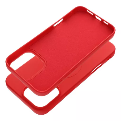 SILICONE MAG COVER tok Magsafe kompatibilis iPhone 16 Pro Max piros