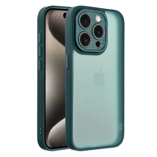 VARIETE Variete Mag Cover tok iPhone 16 Pro sötétzöld