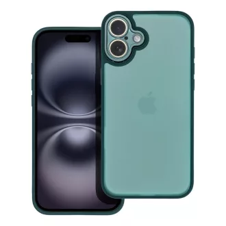 VARIETE Variete Mag Cover tok iPhone 16 Plus sötétzöld