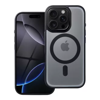   Matte Mag Cover tok iPhone 16 PRO  Magsafe kompatibilis fekete