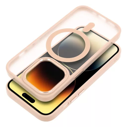 Matte Mag Cover tok iPhone 16 PRO  Magsafe kompatibilis rózsaszín