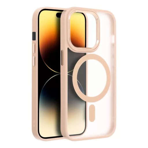 Matte Mag Cover tok iPhone 16 PRO  Magsafe kompatibilis rózsaszín