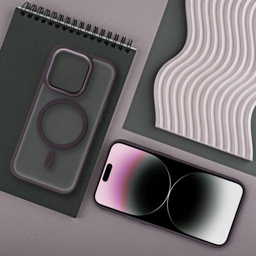Matte Mag Cover tok iPhone 16 PRO  Magsafe kompatibilis lila