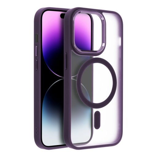 Matte Mag Cover tok iPhone 16 PRO  Magsafe kompatibilis lila