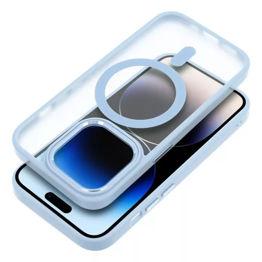 Matte Mag Cover tok iPhone 16 PRO  Magsafe kompatibilis kék