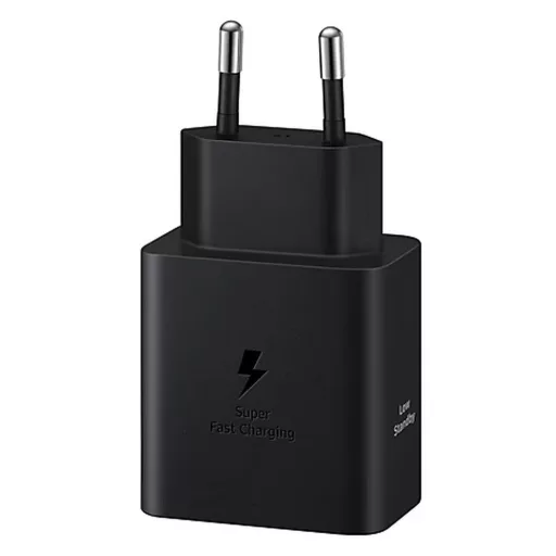 Samsung eredeti hálózati töltő USB-C + USB-C – USB-C kábel PD 3A 45W EP-T4511XBEGEU fekete blister