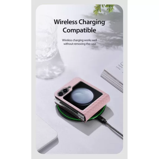 DUX DUCIS BRIL tok Samsung Z Flip6 5G rózsaszín