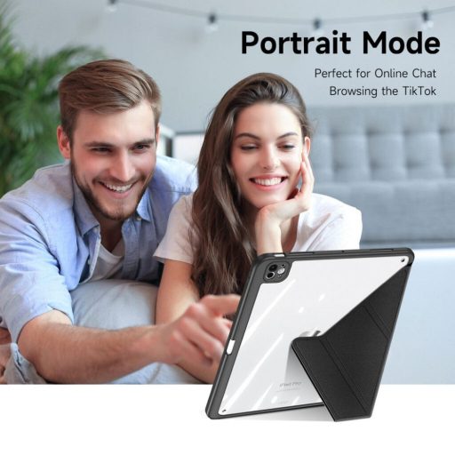 DUX DUCIS tok MAGI ceruzatartóval iPad Pro 13 (2024) fekete