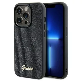   GUESS tok iPhone 14 Pro GUHCP14LPMSDGSK (Disco Metal Script) fekete