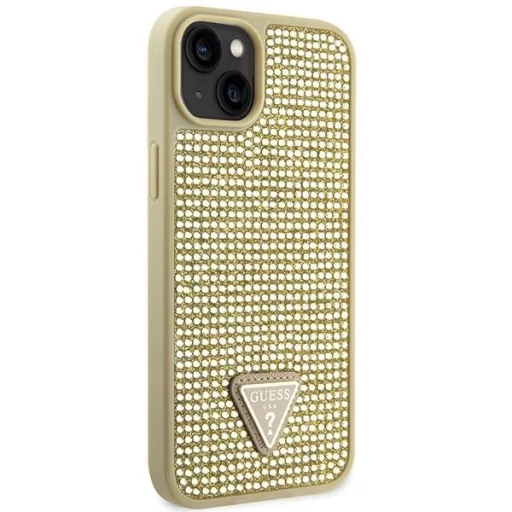 GUESS tok iPhone 13 / 14 / 15 GUHCP14SHDGTPD (Rhinestone Triangle) arany