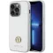 GUESS tok iPhone 15 Pro GUHCP15LPS4DGPS (Strass Metal Logo) ezüst