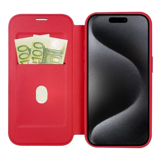 SMART MAG Flip tok iPhone 16 Pro Max MagSafe kompatibilis piros