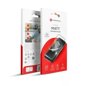 Forcell Matt Üvegfólia iPhone 13 PRO / 14 fekete