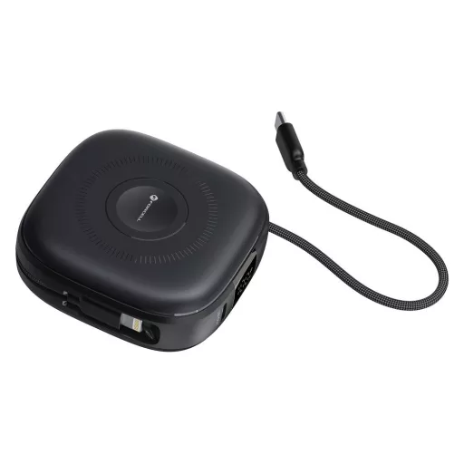 Forcell F-Energy MagSafe kompatibilis powerbank F10K5 PD3.1 QC3.0 3A 22,5W 10000 mAh Apple Watch kompatibilis fekete