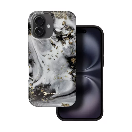 Forcell F-Protect Mirage tok iPhone 16 PLUS  Magsafe kompatibilis Military Drop-Test ezüst fog